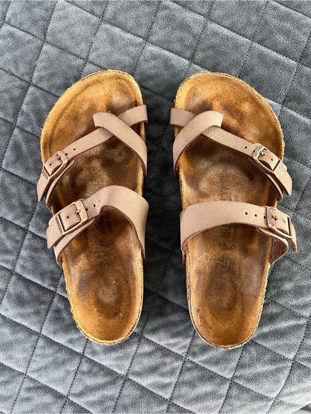 Birkenstock Mayari Sandals Women’s 5 5.5 36 leather Brown Shoe